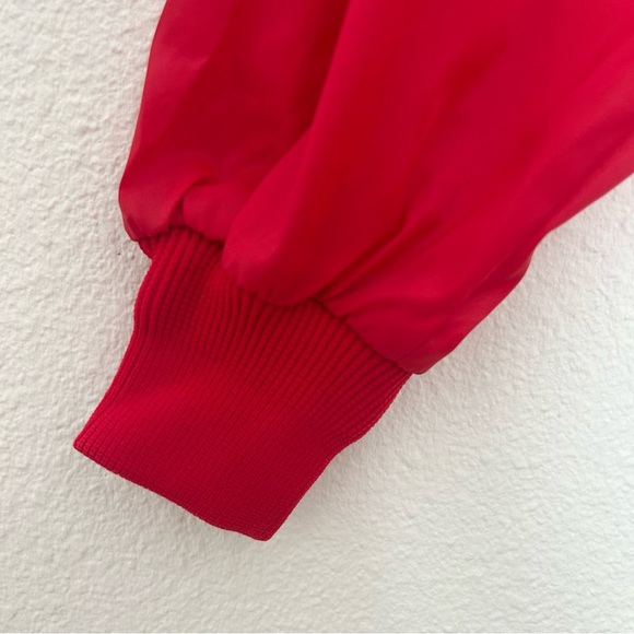 Vintage 80's Justin Nylon Jacket Coat Stagecoach Snap Front Western Size Large - Picture 8 of 16